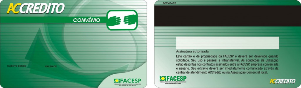 Cartão FACESP - ACCREDITO